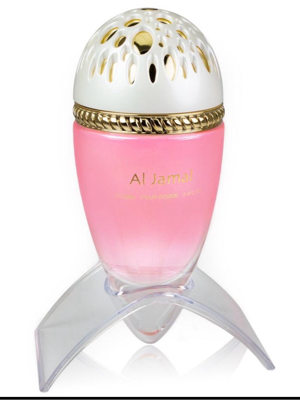 Al Jamal Pour Femme Fragrance Box - Pink & Gold Accents 100 ML